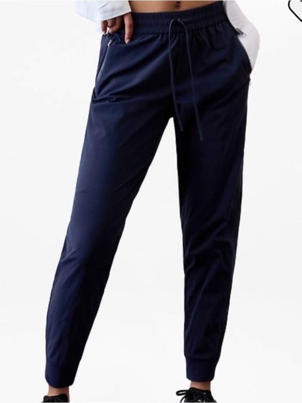 Athleta Trekkie Jogger Navy size M Tall NWOT